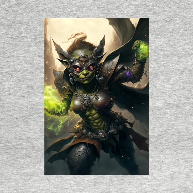 Goblin Sorcerer Superhero by AICreateWorlds